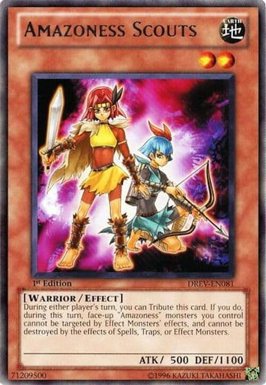 Amazoness Scouts Duelist Revolution Yu-Gi-Oh! card