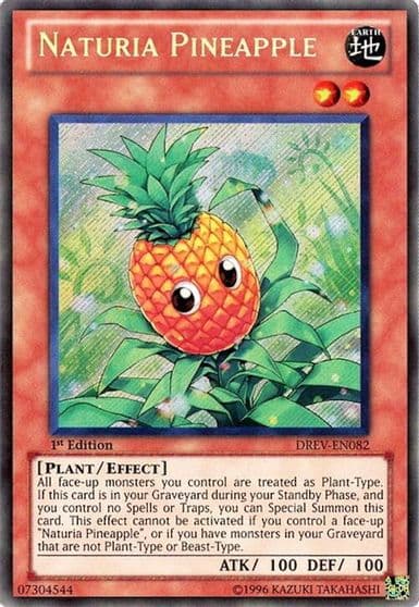 Naturia Pineapple Duelist Revolution Yu-Gi-Oh! card