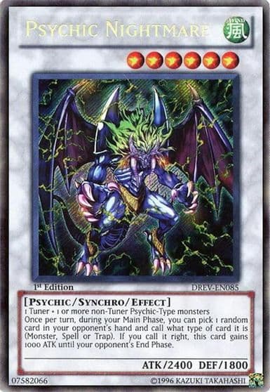 Psychic Nightmare Duelist Revolution Yu-Gi-Oh! card