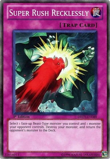 Super Rush Recklessly Duelist Revolution Yu-Gi-Oh! card