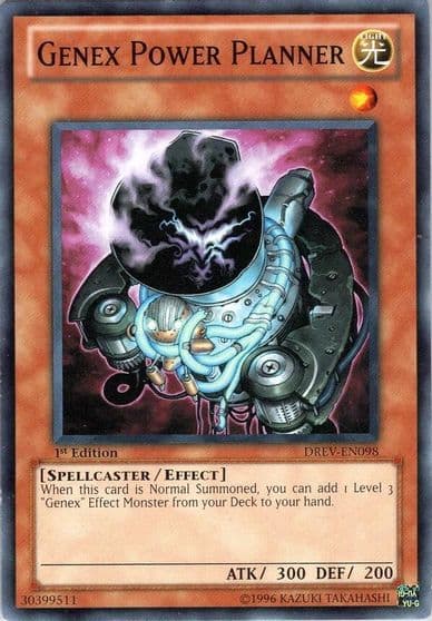 Genex Power Planner Duelist Revolution Yu-Gi-Oh! card