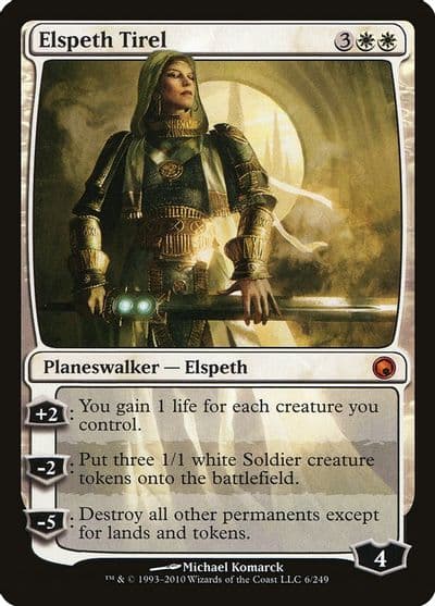 Elspeth Tirel Scars of Mirrodin Magic card