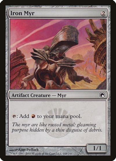 Iron Myr Scars of Mirrodin Magic card