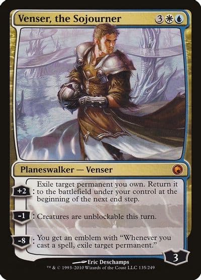 Venser the Sojourner Scars of Mirrodin Magic card