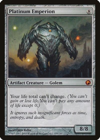Platinum Emperion Scars of Mirrodin Magic card