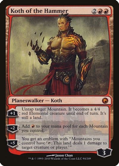 Koth of the Hammer Scars of Mirrodin Magic card