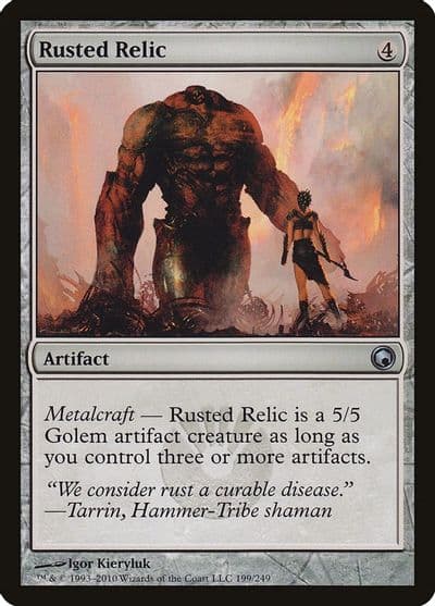 Rusted Relic Scars of Mirrodin Magic card