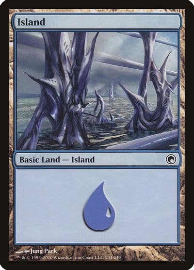 Island 234 Scars of Mirrodin Magic card