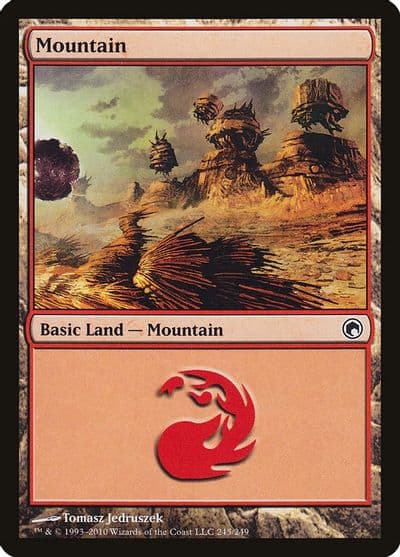 Mountain 245 Scars of Mirrodin Magic card