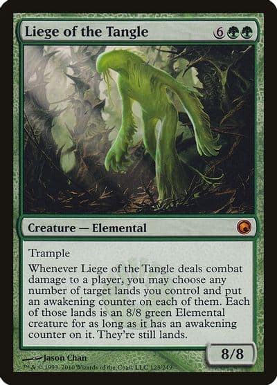 Liege of the Tangle Scars of Mirrodin Magic card