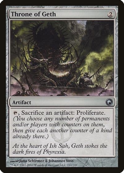 Throne of Geth Scars of Mirrodin Magic card