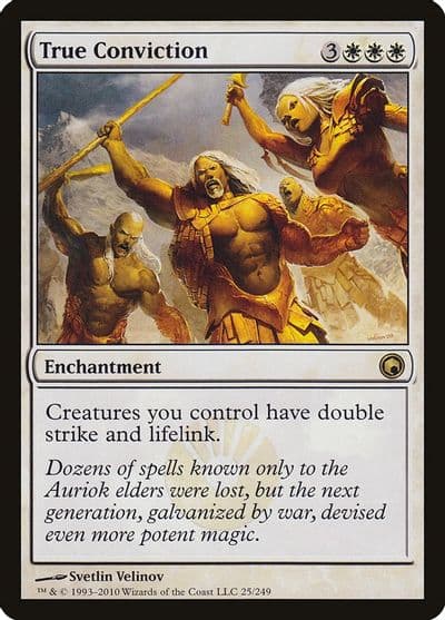 True Conviction Scars of Mirrodin Magic card