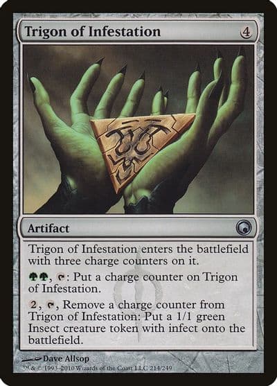 Trigon of Infestation Scars of Mirrodin Magic card