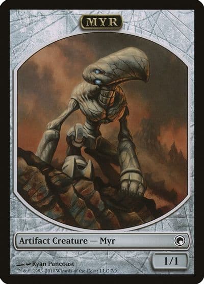 Myr Token Scars of Mirrodin Magic card