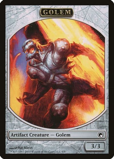 Golem Token Scars of Mirrodin Magic card