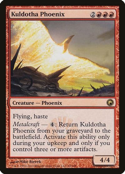 Kuldotha Phoenix Scars of Mirrodin Magic card