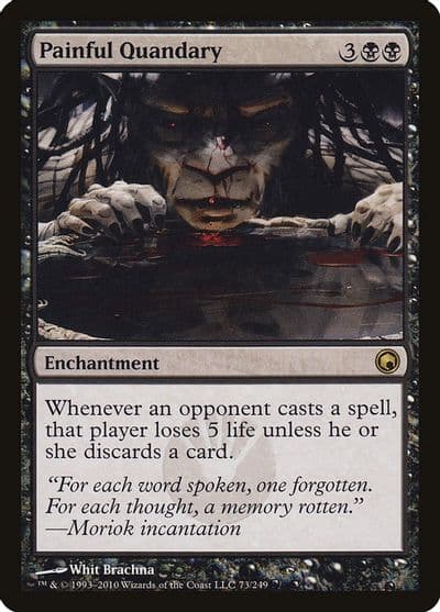 Painful Quandary Scars of Mirrodin Magic card