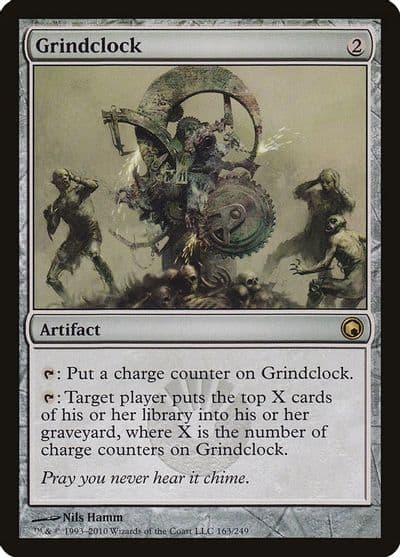 Grindclock Scars of Mirrodin Magic card