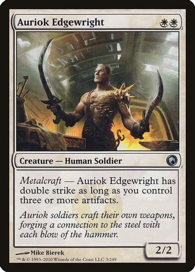 Auriok Edgewright Scars of Mirrodin Magic card