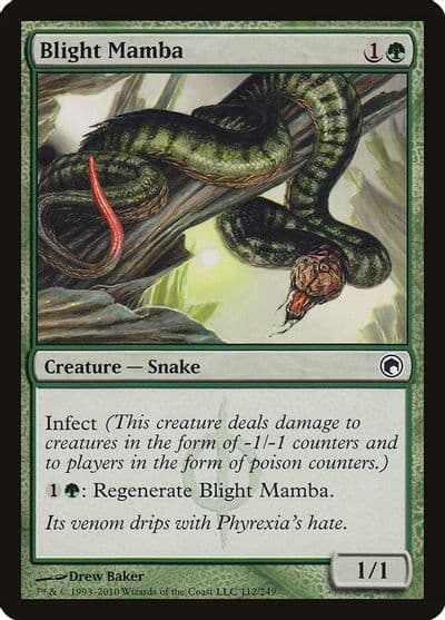 Blight Mamba Scars of Mirrodin Magic card