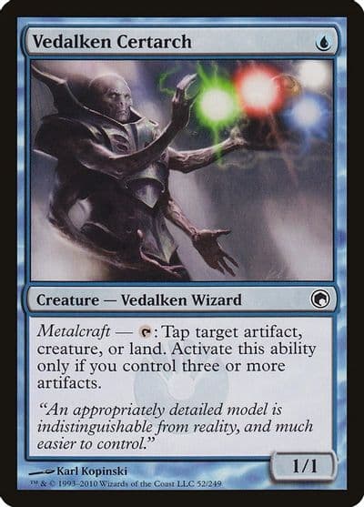 Vedalken Certarch Scars of Mirrodin Magic card