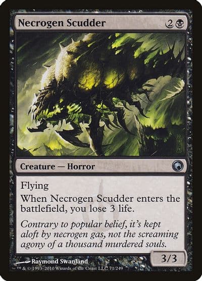 Necrogen Scudder Scars of Mirrodin Magic card