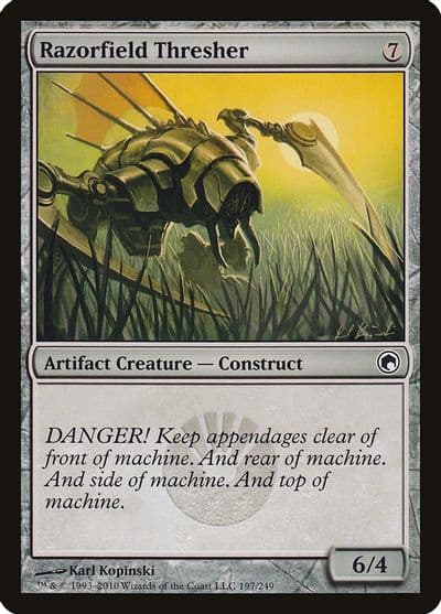 Razorfield Thresher Scars of Mirrodin Magic card