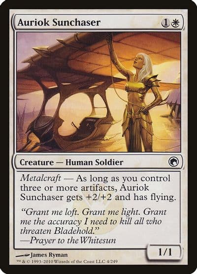 Auriok Sunchaser Scars of Mirrodin Magic card