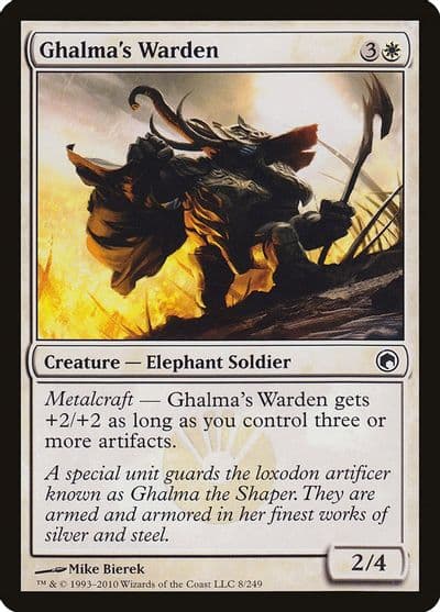 Ghalmas Warden Scars of Mirrodin Magic card