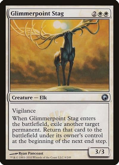 Glimmerpoint Stag Scars of Mirrodin Magic card