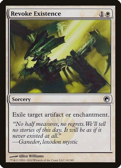 Revoke Existence Scars of Mirrodin Magic card