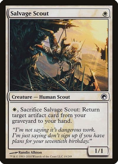 Salvage Scout Scars of Mirrodin Magic card
