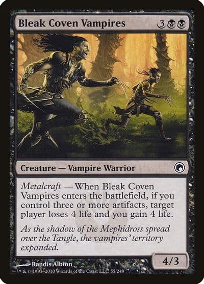Bleak Coven Vampires Scars of Mirrodin Magic card
