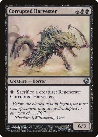 Corrupted Harvester Scars of Mirrodin Magic card