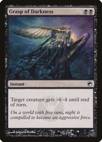 Grasp of Darkness Scars of Mirrodin Magic card
