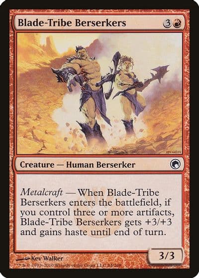 Blade Tribe Berserkers Scars of Mirrodin Magic card