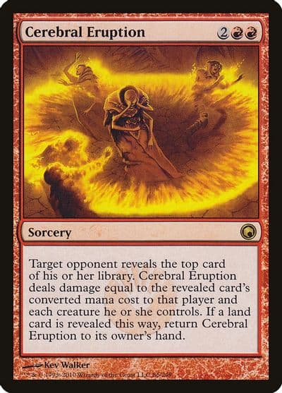 Cerebral Eruption Scars of Mirrodin Magic card