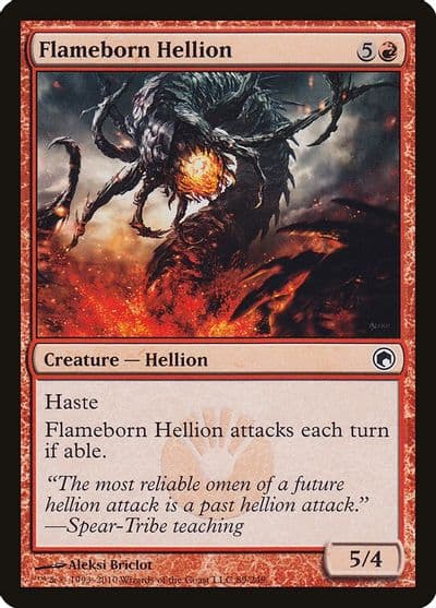Flameborn Hellion Scars of Mirrodin Magic card