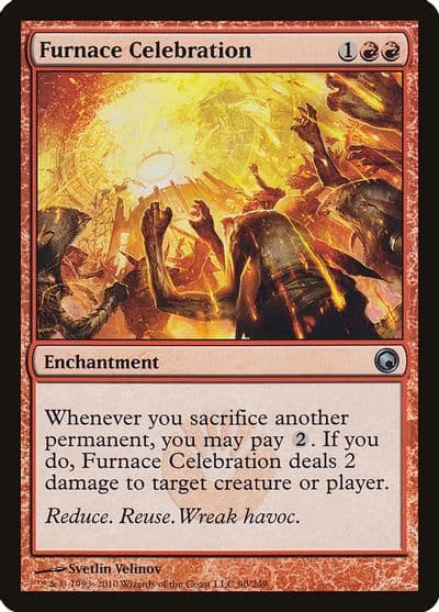 Furnace Celebration Scars of Mirrodin Magic card