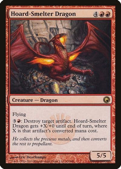 Hoard Smelter Dragon Scars of Mirrodin Magic card