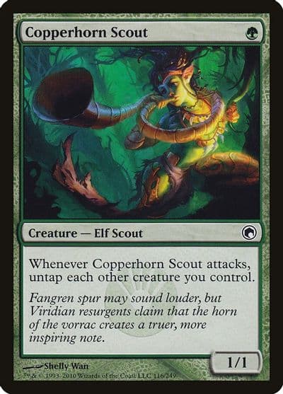 Copperhorn Scout Scars of Mirrodin Magic card