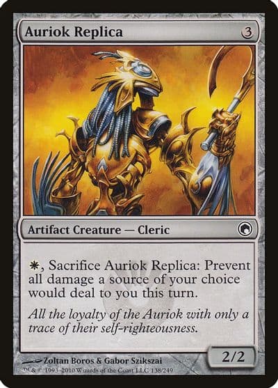 Auriok Replica Scars of Mirrodin Magic card