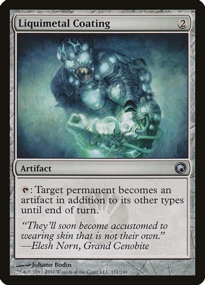 Liquimetal Coating Scars of Mirrodin Magic card