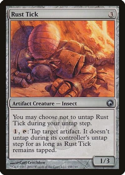 Rust Tick Scars of Mirrodin Magic card