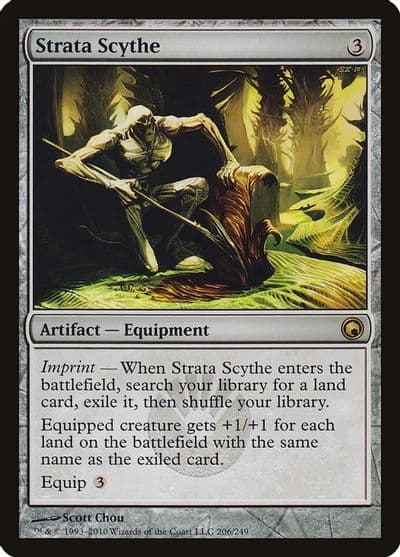 Strata Scythe Scars of Mirrodin Magic card