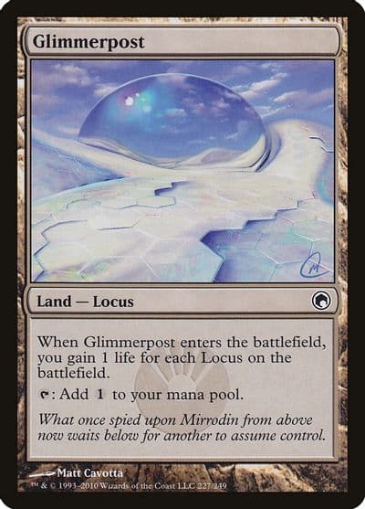 Glimmerpost Scars of Mirrodin Magic card