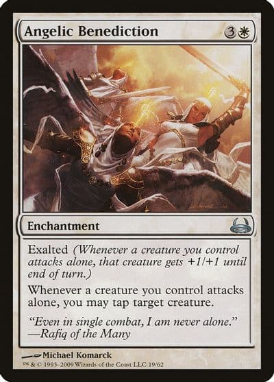 Angelic Benediction Duel Decks: Divine vs. Demonic Magic card