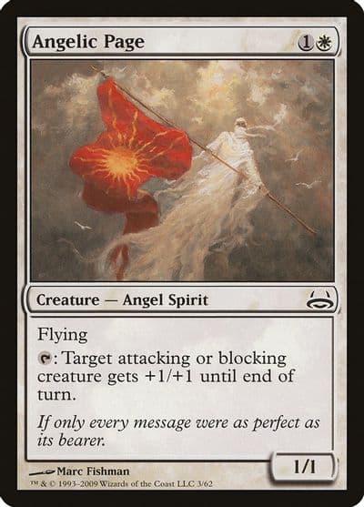 Angelic Page Duel Decks: Divine vs. Demonic Magic card