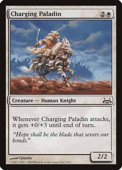 Charging Paladin Duel Decks: Divine vs. Demonic Magic card