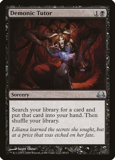 Demonic Tutor Duel Decks: Divine vs. Demonic Magic card